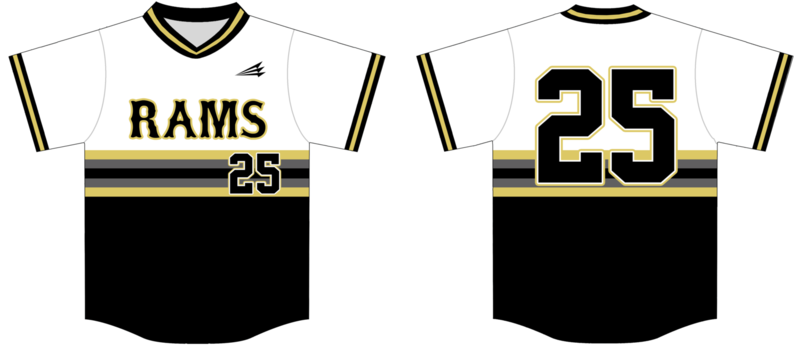 Southern Rams Custom Hexaflex Baseball Jersey #3A
