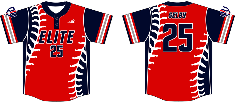 PYB Elite Custom NanoDri Baseball Jersey #J1B