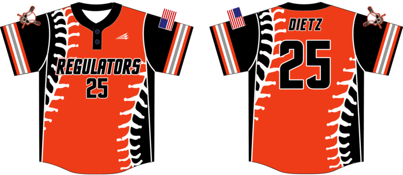 QC Regulators Custom HexaFlex Baseball Jersey Design #J6