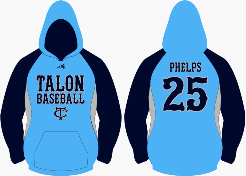 Chapin Talon Baseball Custom Vulcan Hoodie #VH3