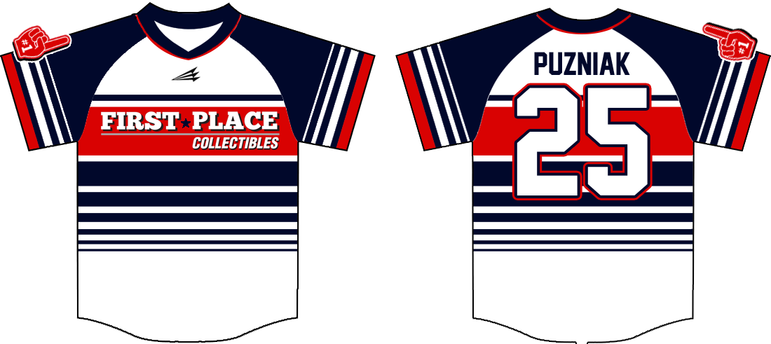First Place Collectibles Custom NanoDri Baseball Jersey #J1B