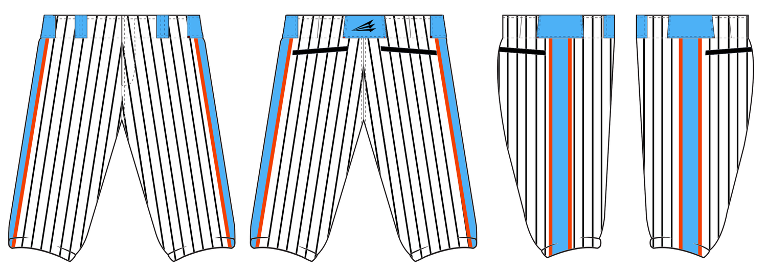 Louisville Hornets Custom Stacheman Elite Knicker Pants #BP2B