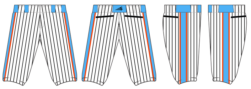 Louisville Hornets Custom Stacheman Elite Knicker Pants #BP2B