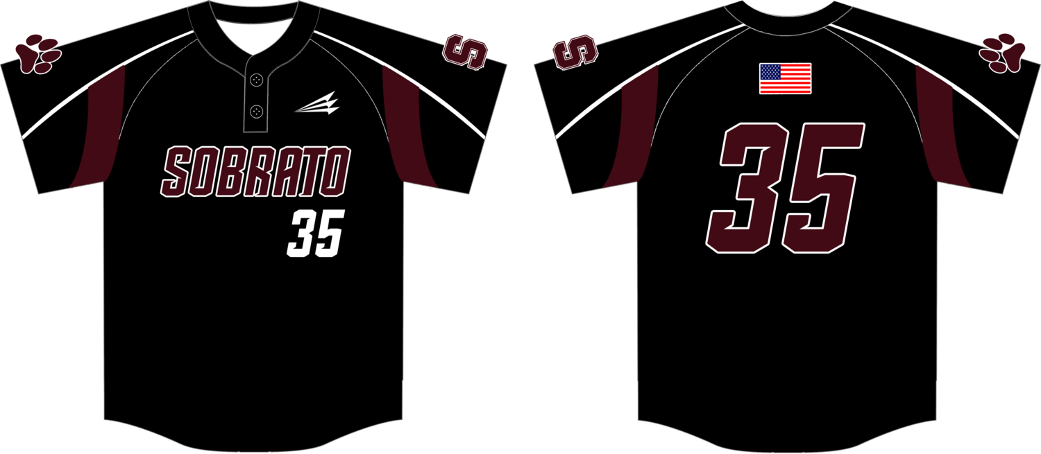 Sobrato Morgan Hill Custom NanoDri Baseball Jersey #J1B