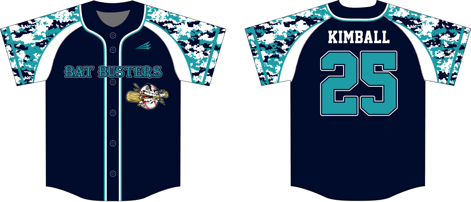 Bat Busters Custom HexaFlex Baseball Jersey #J1C