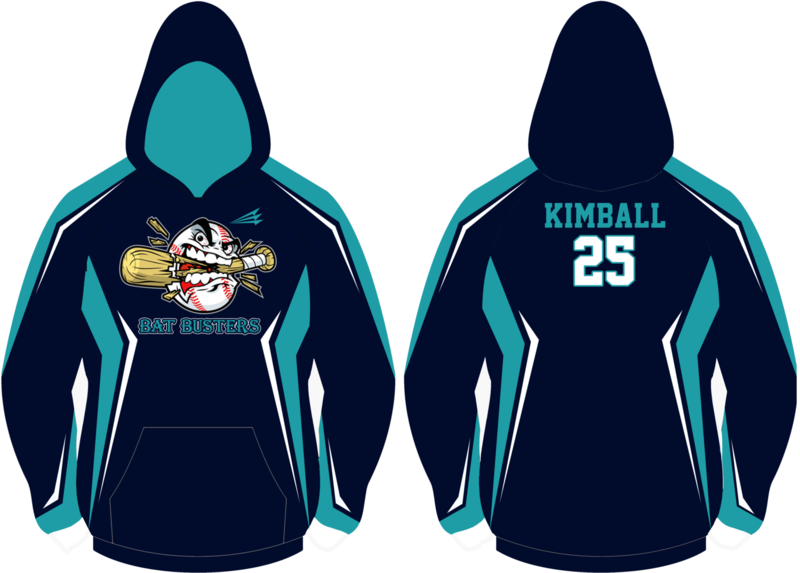 Bat Busters Baseball Custom Vulcan Hoodie #VH3