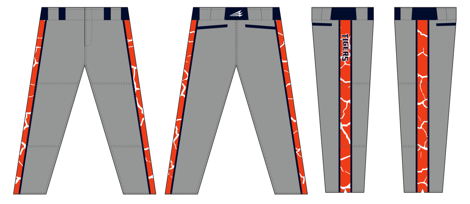 Tiger Travel Baseball Custom Stacheman Elite Long Pants #BP2