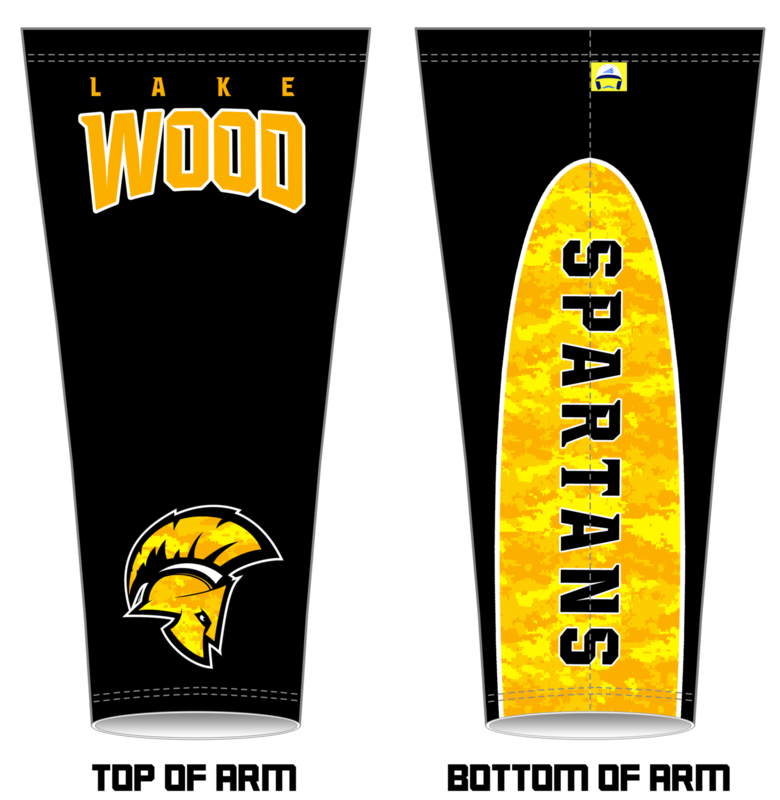 Lakewood Spartans Custom Arm Sleeve #AS4