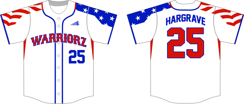 Warriorz (Max Sports) Custom Nanodri Baseball Jersey #J3C