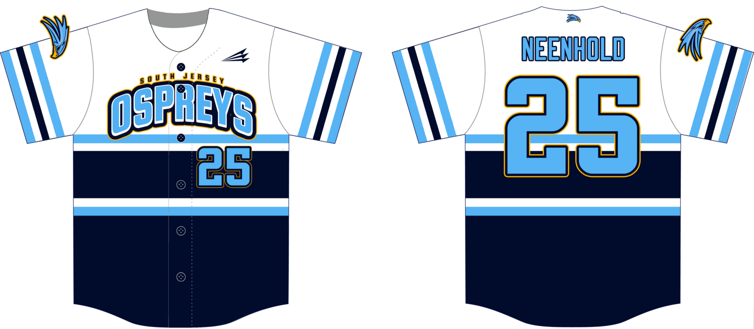 South Jersey Ospreys Custom NanoDri Baseball Jersey #J9C