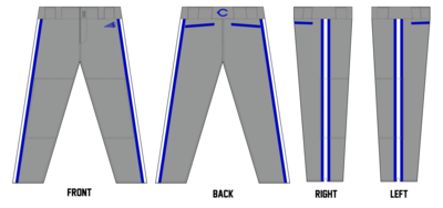 Brazos Cats Custom Elite Long Pants #BP7