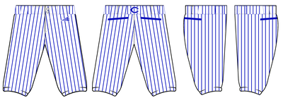 Brazos Cats Custom Elite Knicker Pants #BP6B
