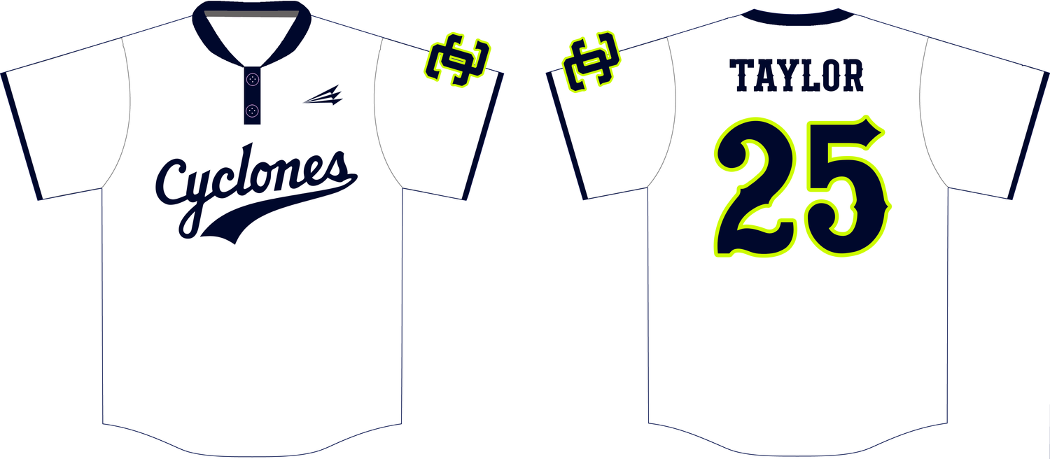 Centex Cyclones Custom Nanodri Baseball Jersey #J12