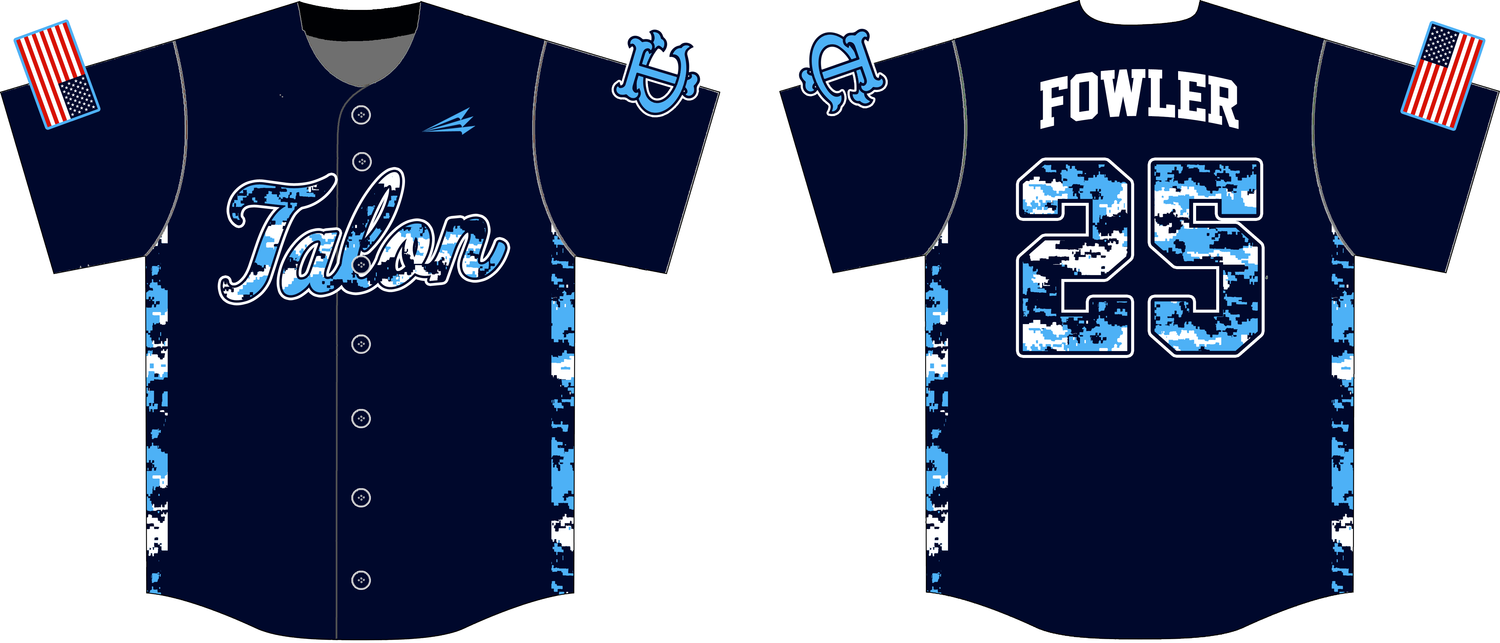 Chapin Talon 8U Custom Hexaflex Baseball Jersey #J9B