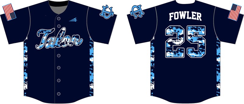 Chapin Talon 8U Custom Hexaflex Baseball Jersey #J9B