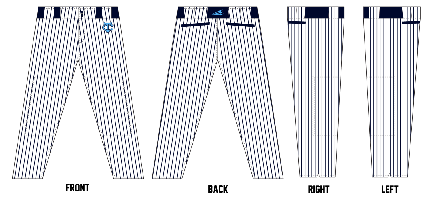 Chapin Talon 8U Custom Stacheman Elite Long Baseball Pants #BP7