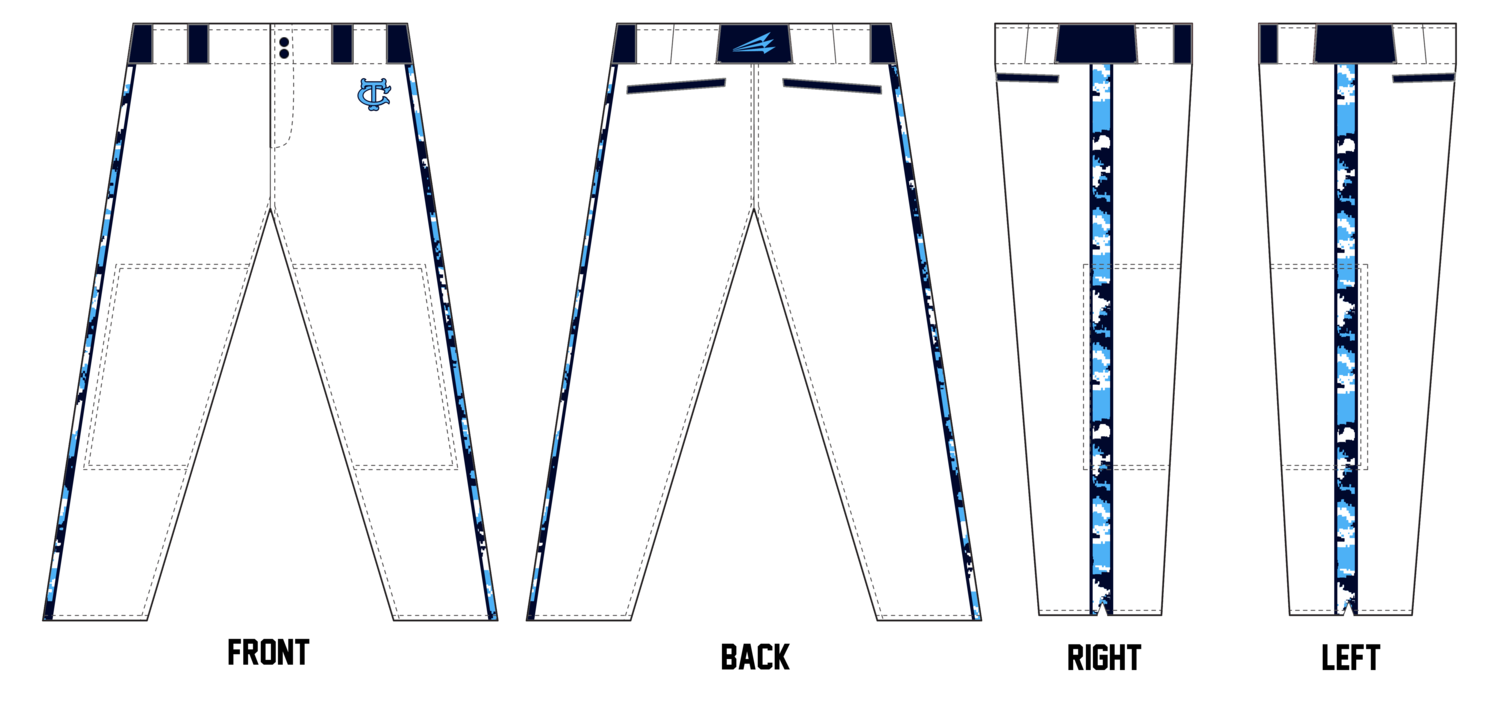 Chapin Talon 8U Custom Stacheman Elite Long Baseball Pants #BP8A