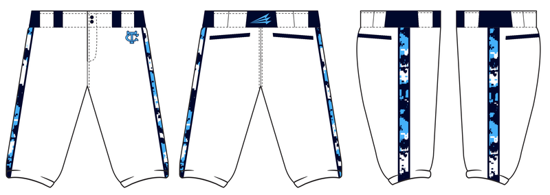 Chapin Talon 8U Custom Stacheman Elite Knicker Baseball Pants #BP8B