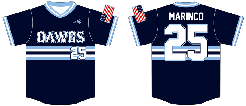 Michigan Dawgs Custom Hexaflex Baseball Jersey #J1B