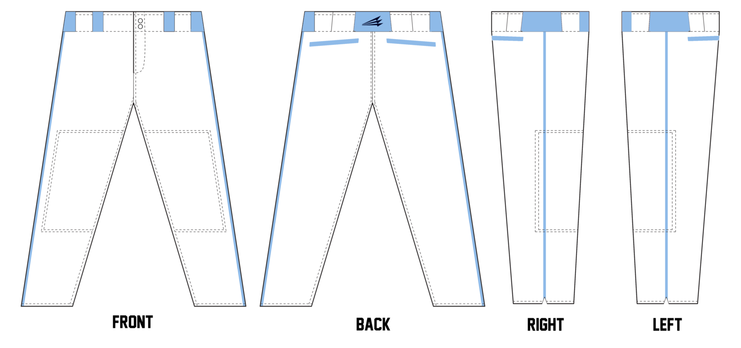 Michigan Dawgs Custom Stacheman Elite Long Pant #BP3A