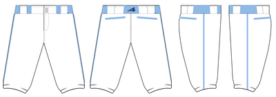 Michigan Dawgs Custom Stacheman Elite Knicker Pant #BP3B