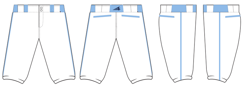 Michigan Dawgs Custom Stacheman Elite Knicker Pant #BP3B