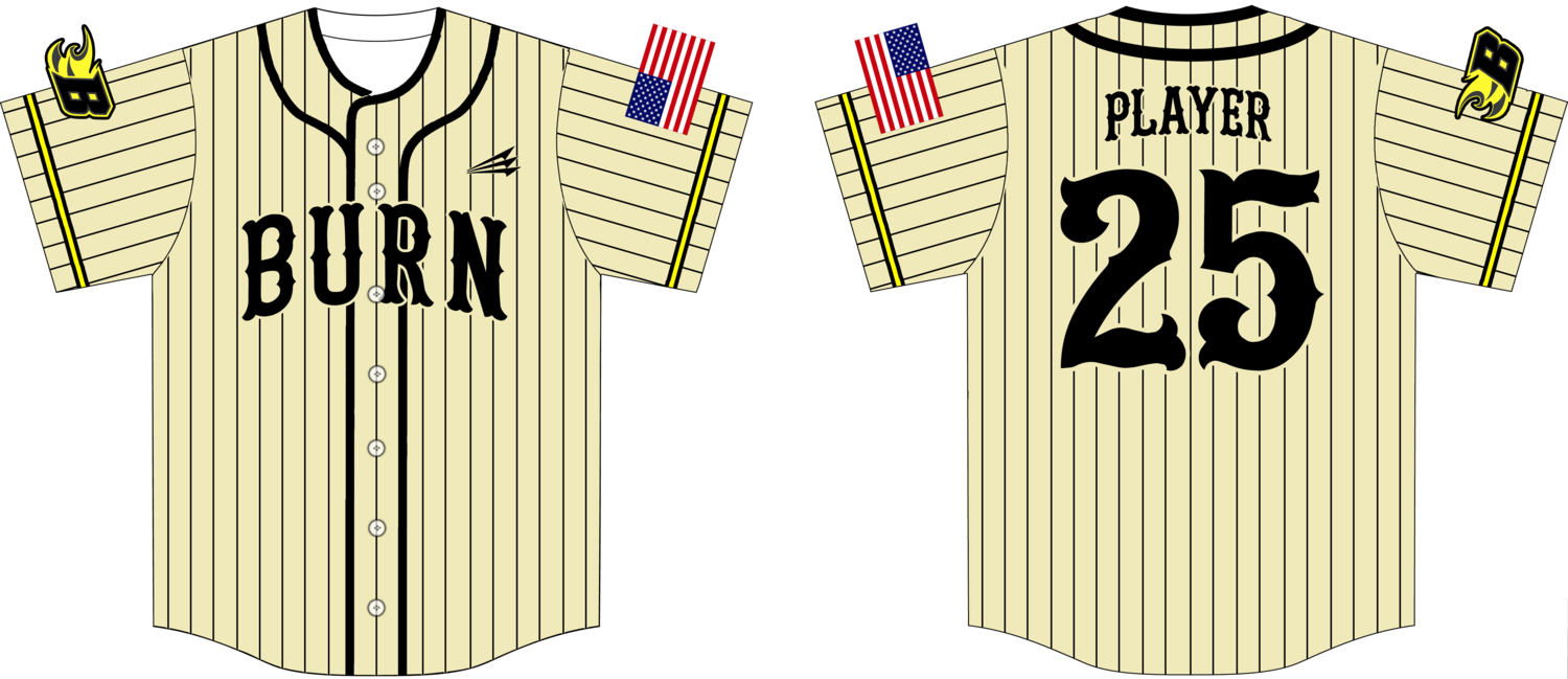Colorado Burn Custom Pro Premier Baseball Jersey #J2B