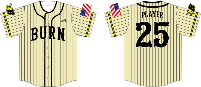 Colorado Burn Custom Pro Premier Baseball Jersey #J2B