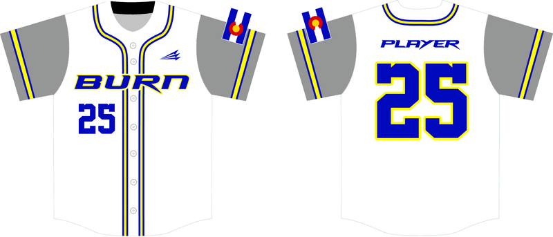 Colorado Burn Custom HexaFlex Baseball Jersey #J4C