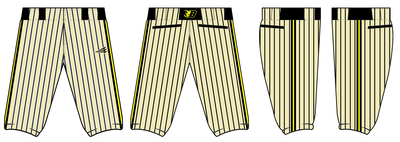 Colorado Burn Custom Knicker Baseball Pants #BP2