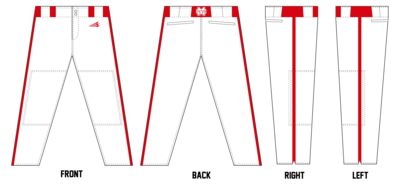 MC Bulldogs Custom Stacheman Elite Long Baseball Pants  #BP3