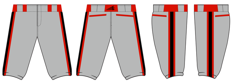 Strike Zone Academy Select 12U Custom Stacheman Elite Knicker Baseball Pants #BP2C