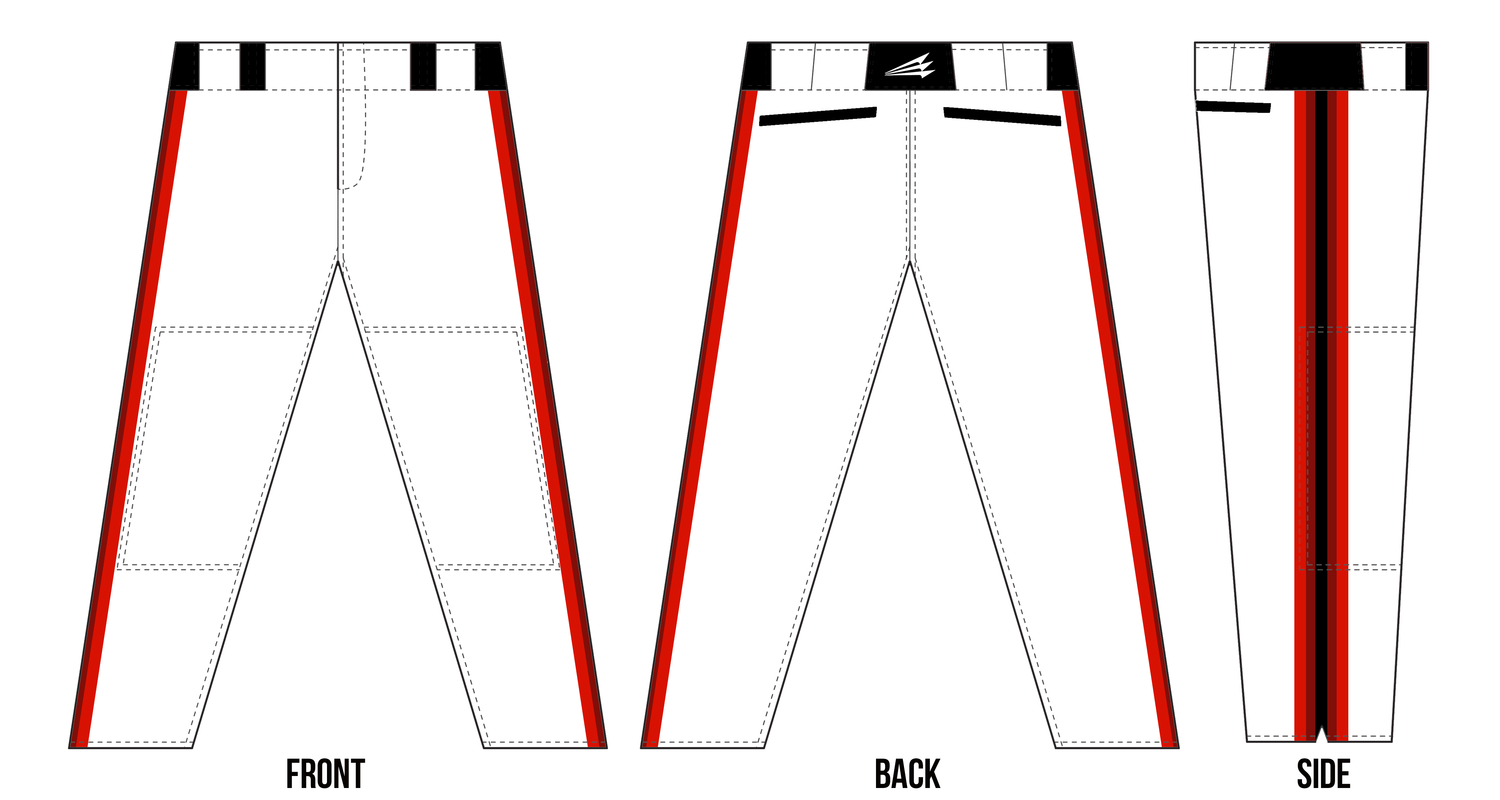 Strike Zone Academy Select 12U Custom Stacheman Elite Long Baseball Pants #BP4A