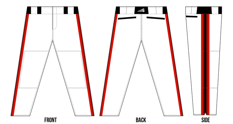 Strike Zone Academy Select 12U Custom Stacheman Elite Long Baseball Pants #BP4A