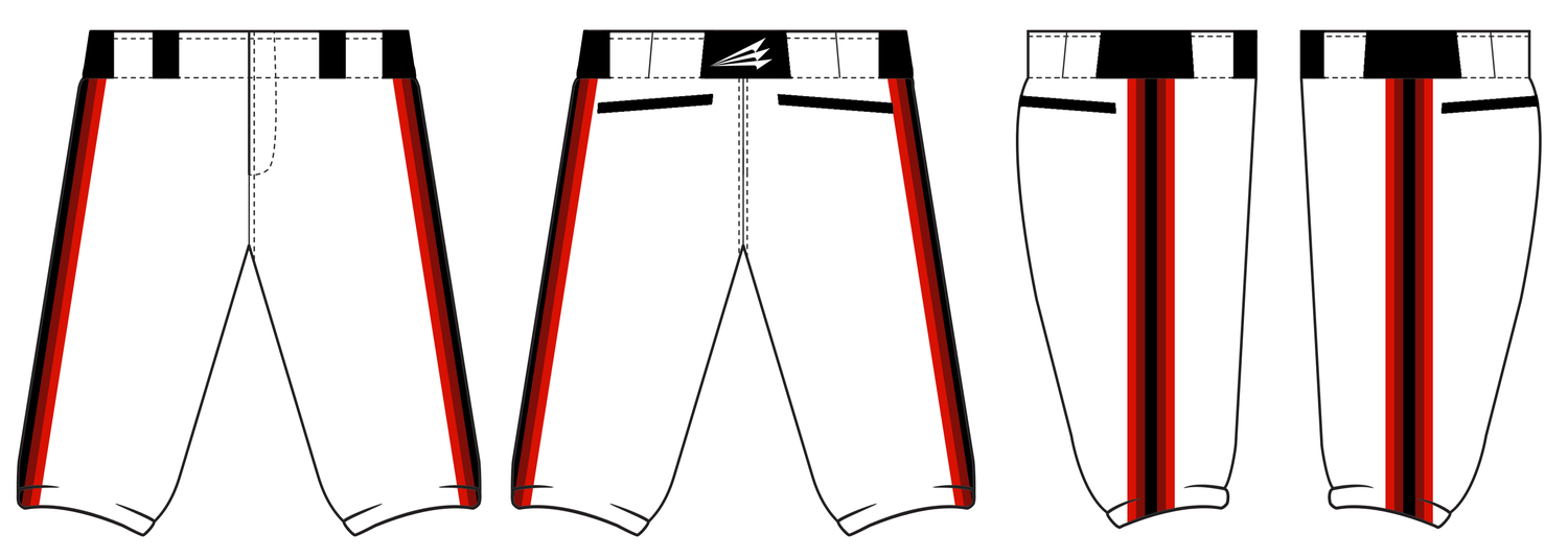 Strike Zone Academy Select 12U Custom Stacheman Elite Knicker Baseball Pants #BP4B