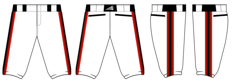 Strike Zone Academy Select 12U Custom Stacheman Elite Knicker Baseball Pants #BP4B