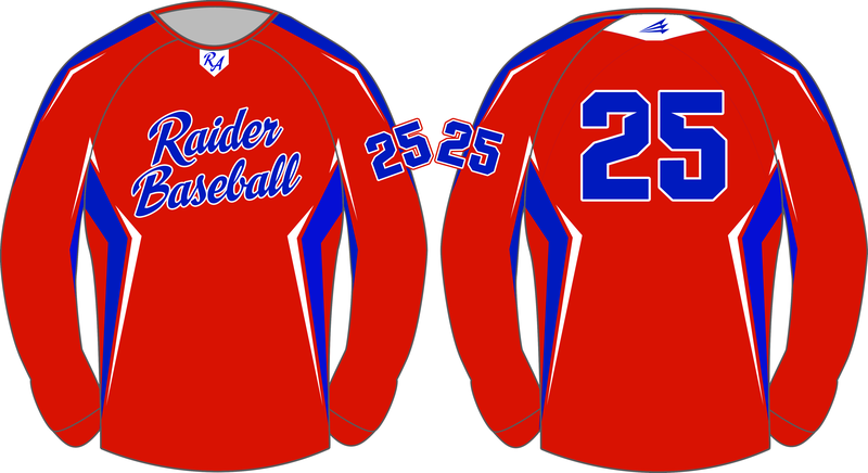 Riverfield Raiders (Max Sports) Baseball Custom Vulcan Pullover #VP1C