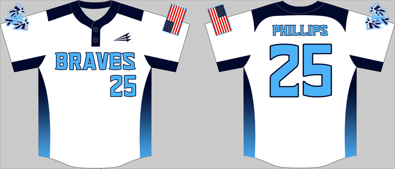 EWA Braves Custom Hexaflex Baseball Jersey #J7C