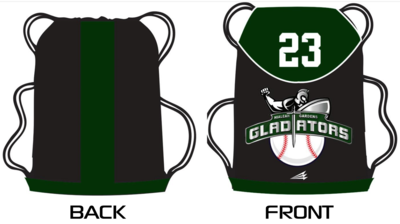 Hialeah Gardens Gladiators Custom Drawstring Bag