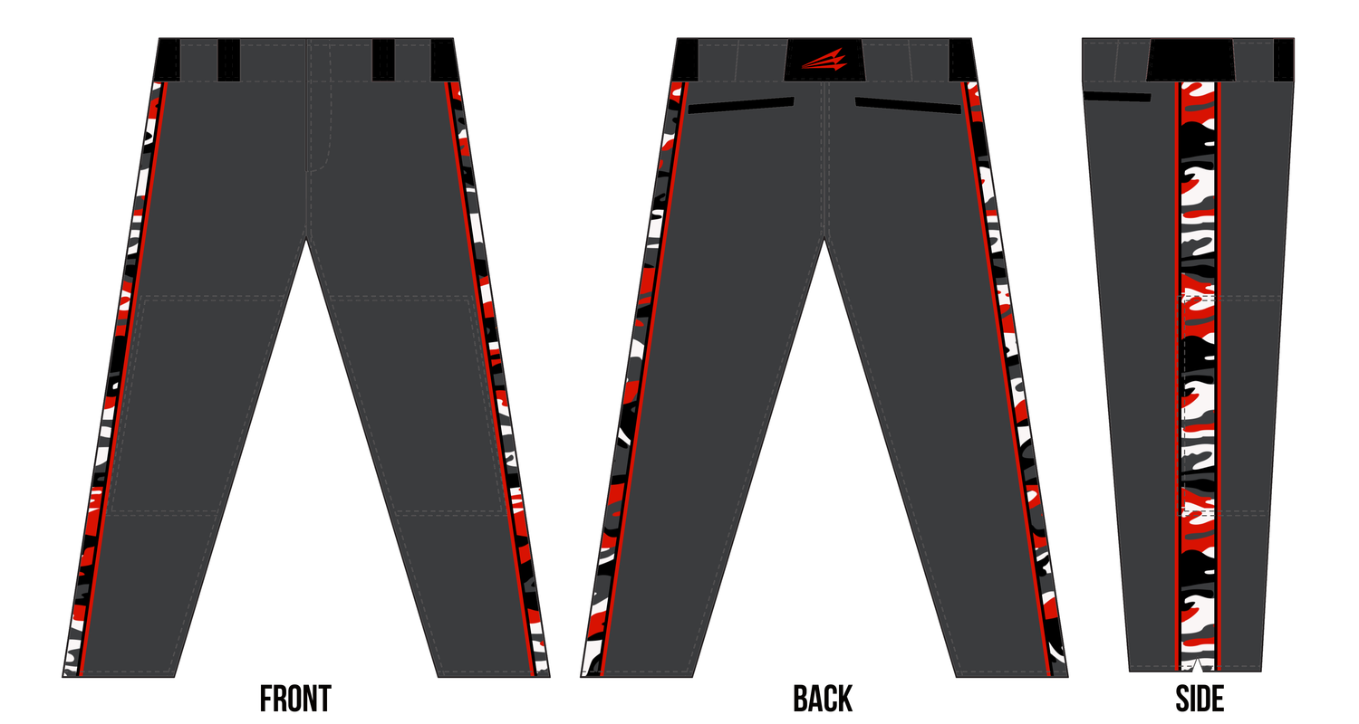 Rockbridge Bombers Custom Stacheman Elite Long Baseball Pants #BP8