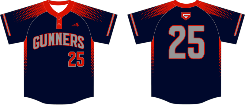 WTX Gunners Custom Nanodri Baseball Jersey #J6B