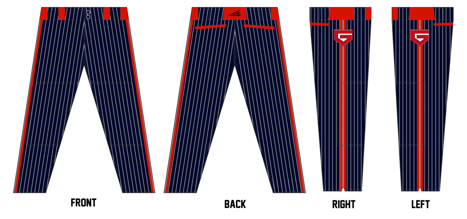 WTX Gunners Custom Stacheman Elite Long Baseball Pants #BP4B