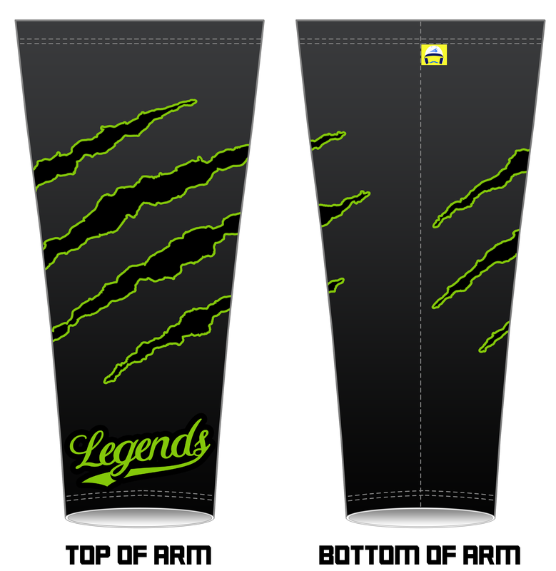Legends Baseball CLub Custom Arm Sleeve #AS4