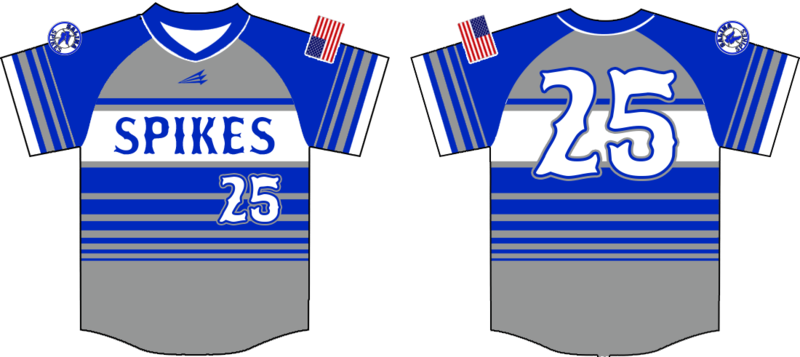 Salina Spikes Custom HexaFlex Baseball Jersey #J16b