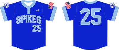 Salina Spikes Custom HexaFlex Baseball Jersey #J10d
