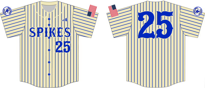 Salina Spikes Custom HexaFlex Baseball Jersey #J18