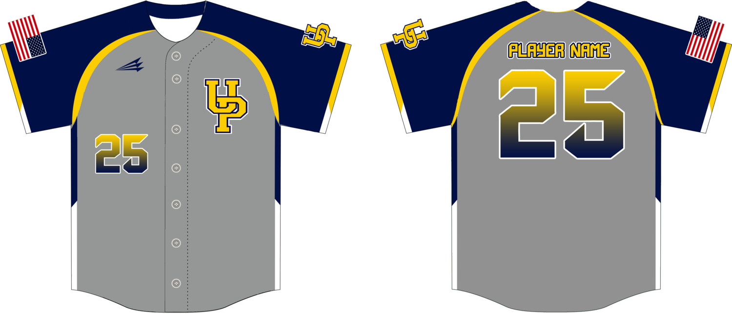 Up Rampage Custom HexaFlex Baseball Jersey #J4