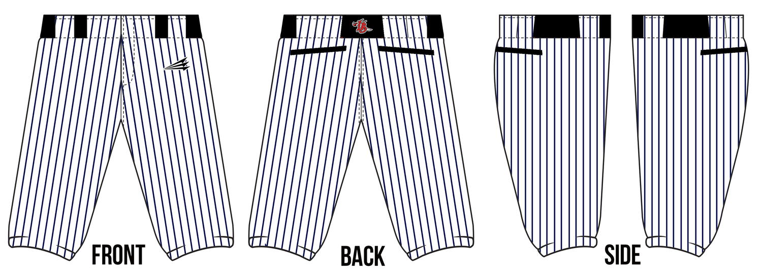 Lubbock Buccaneers Stacheman Elite Custom Knicker Pant #BP2