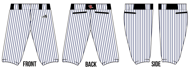 Lubbock Buccaneers Stacheman Elite Custom Knicker Pant #BP2
