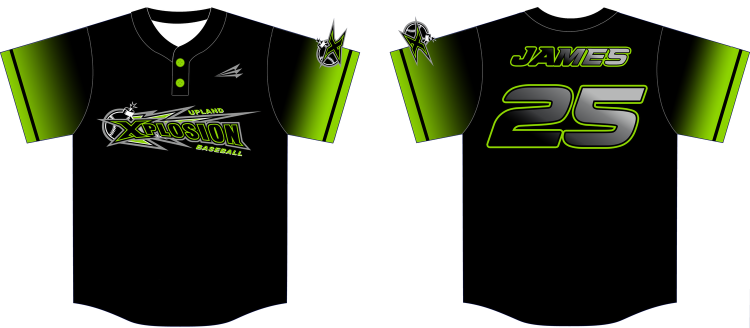 Upland Xplosion Custom Hexaflex Baseball Jersey #J3B